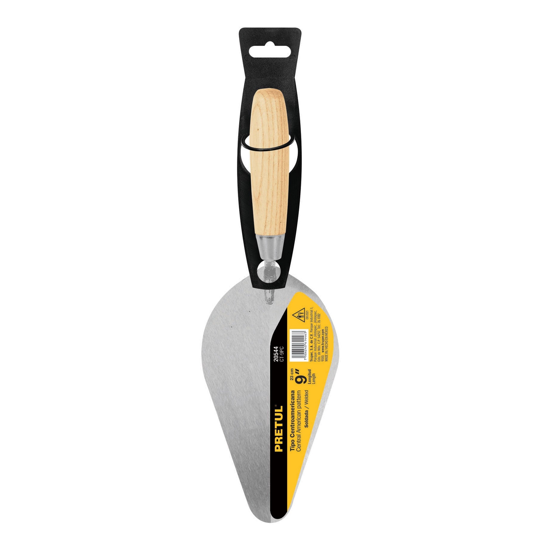 Cuchara para albañil 9" tipo Centroamericana, Pretul