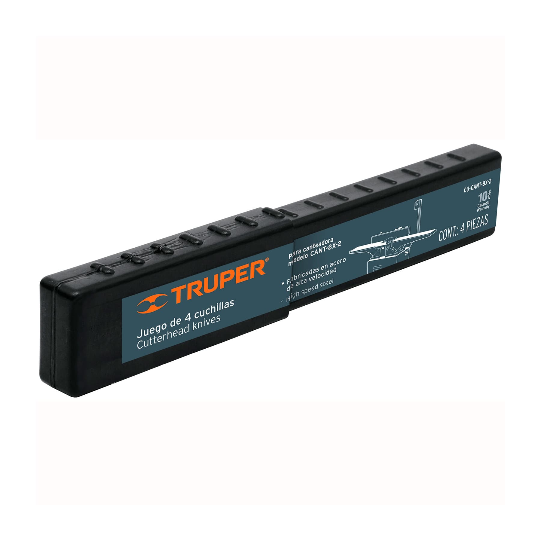Cuchillas para canteadora CANT-8X-2, 4 pzs en caja, Truper