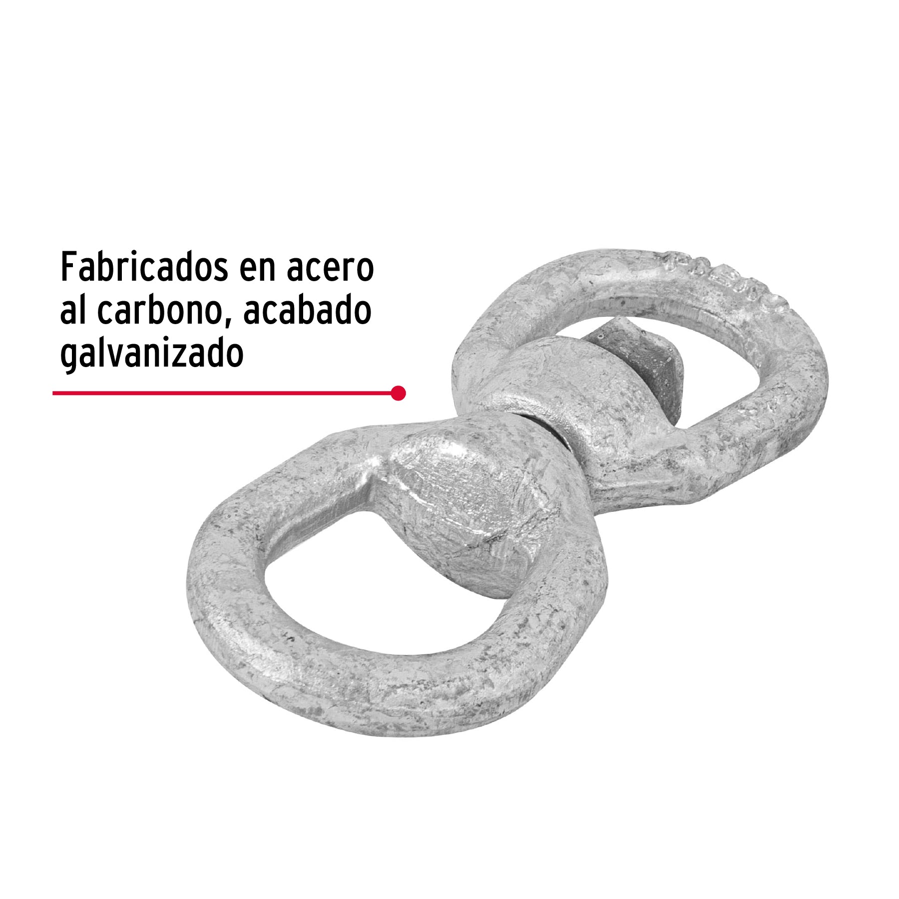 Destorcedor forjado de 3/8", Fiero