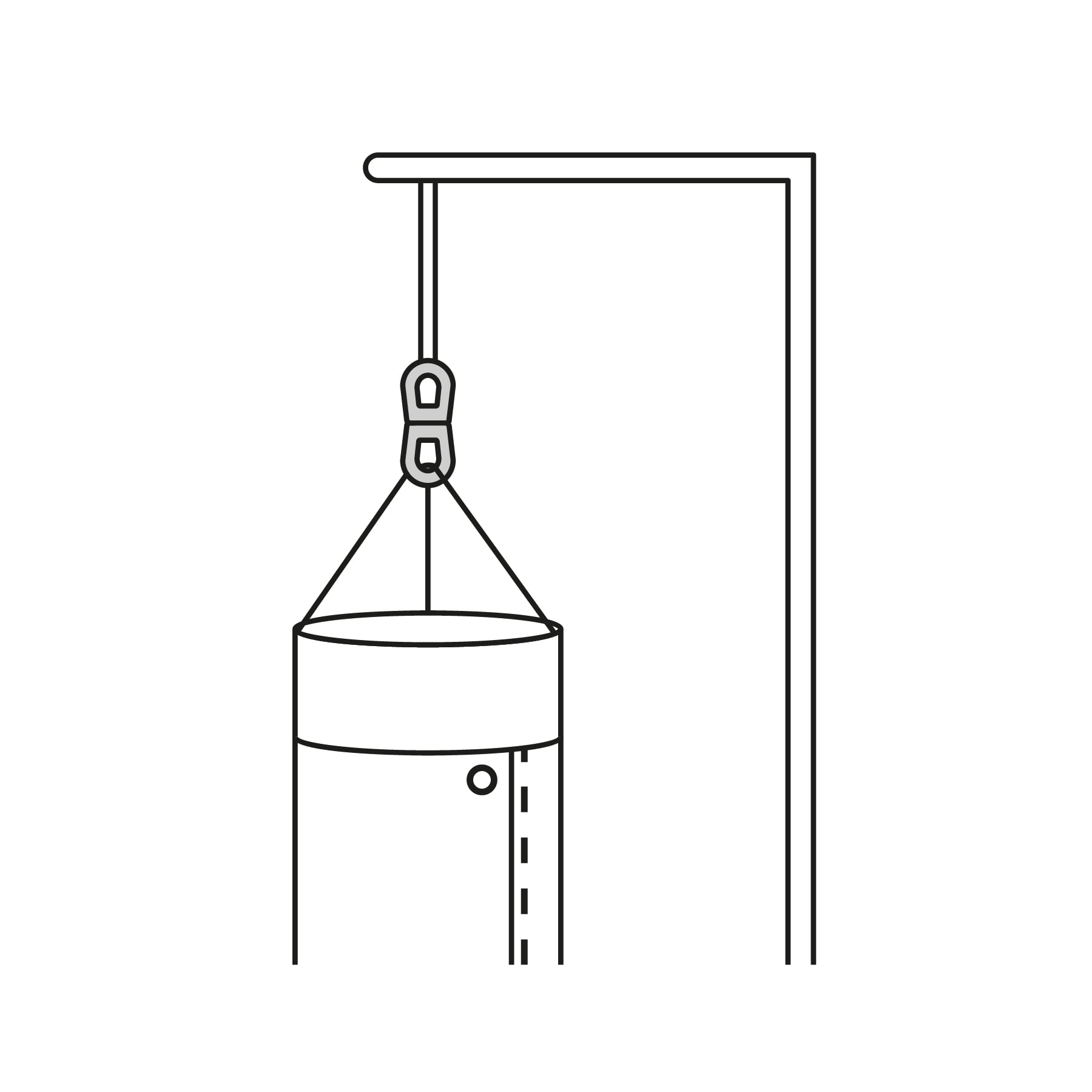 Destorcedor metálico de 1/4", Fiero