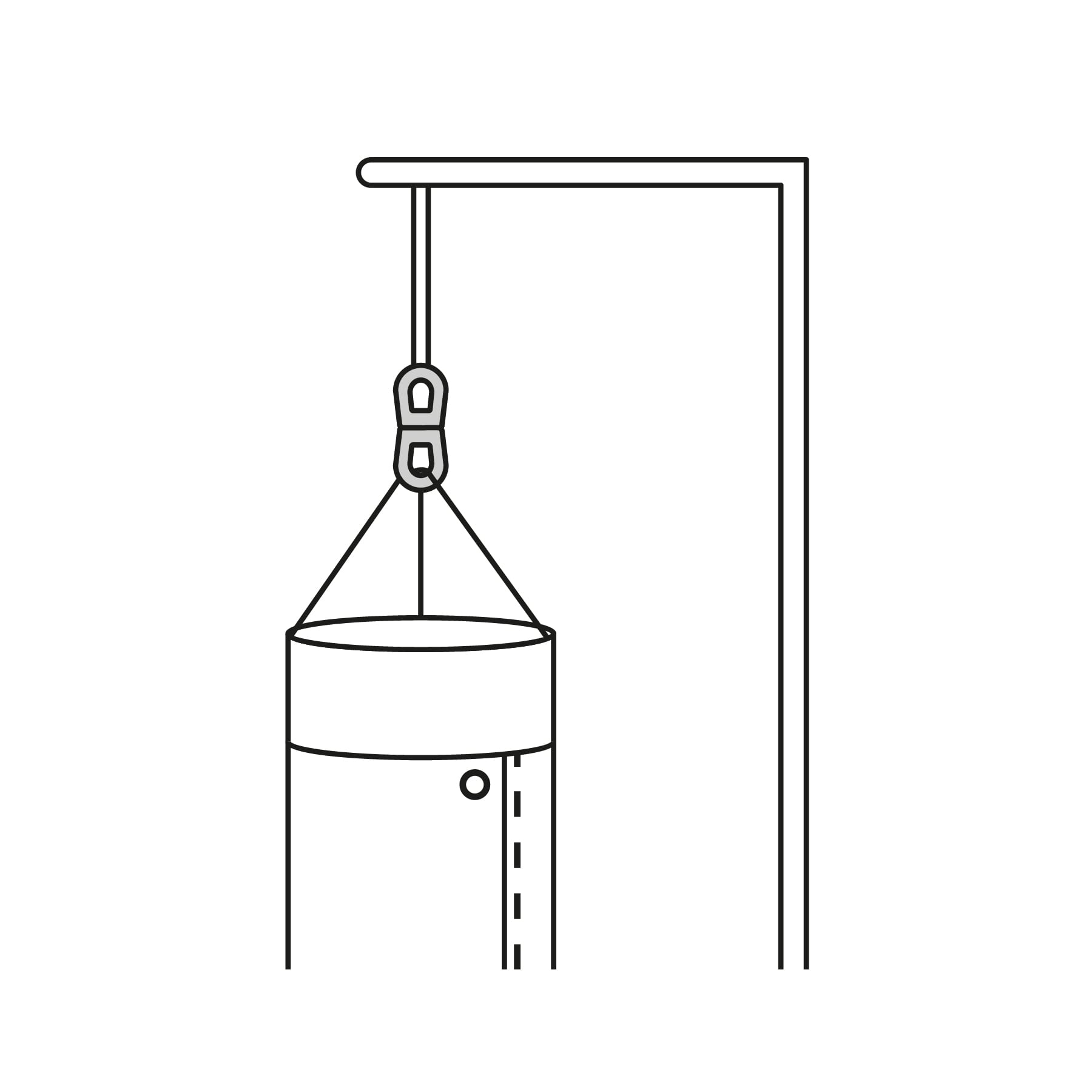 Destorcedor metálico de 1/8", Fiero