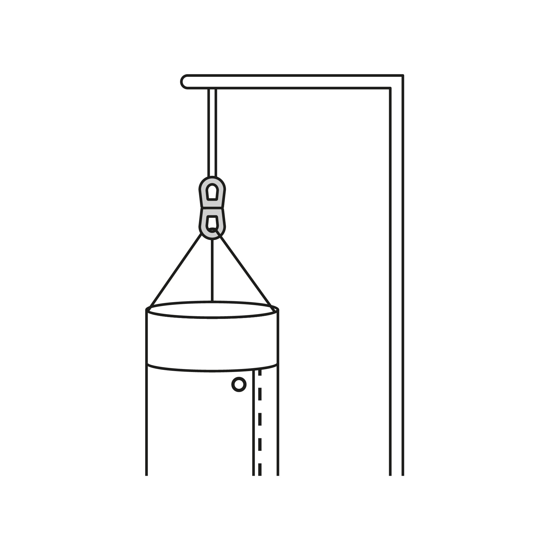 Destorcedor metálico de 5/16", Fiero