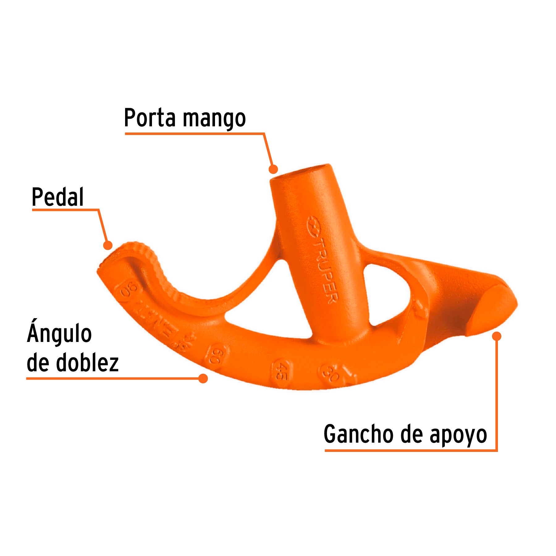 Doblador de tubo conduit 3/4", Truper