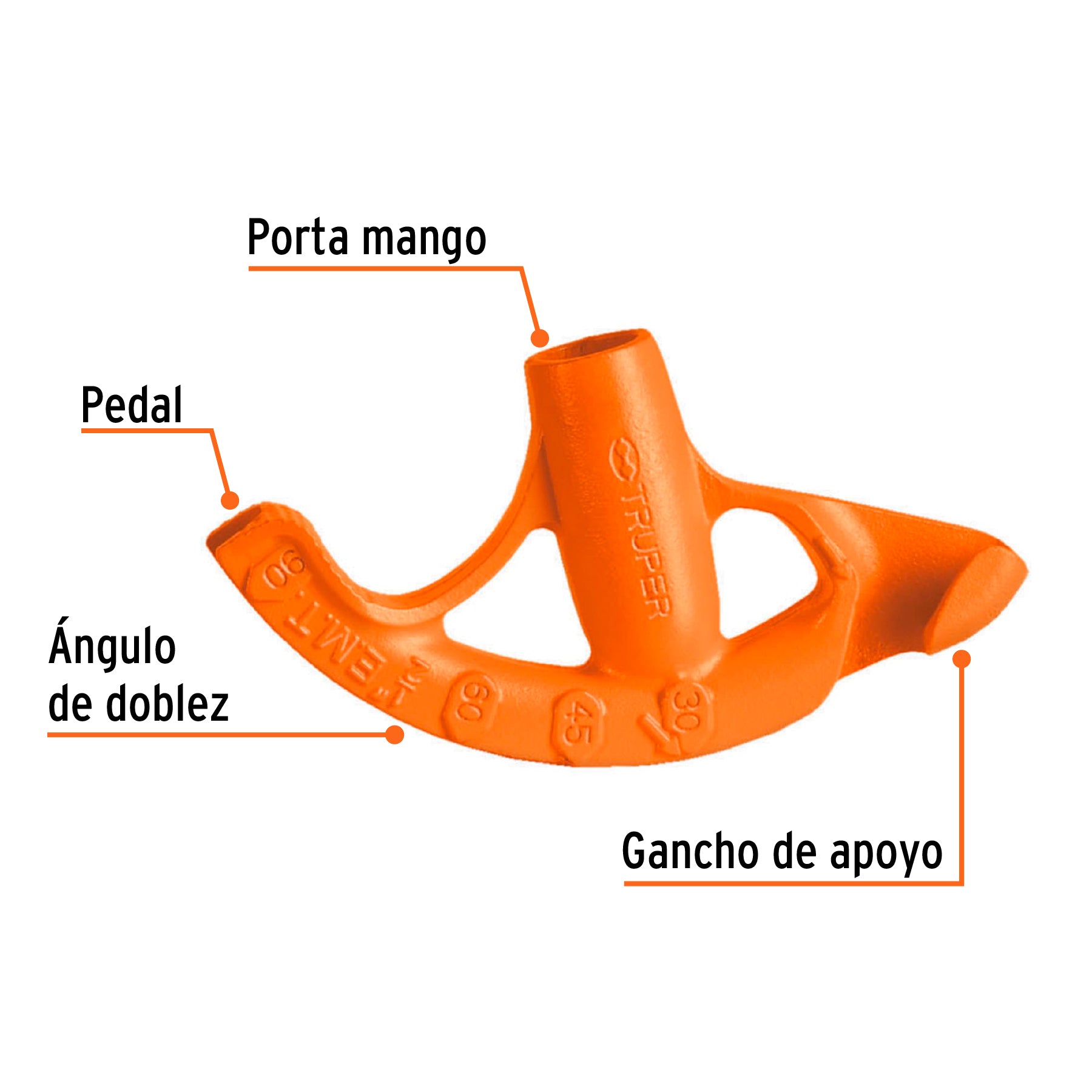 Doblador de tubo conduit 1/2", Truper