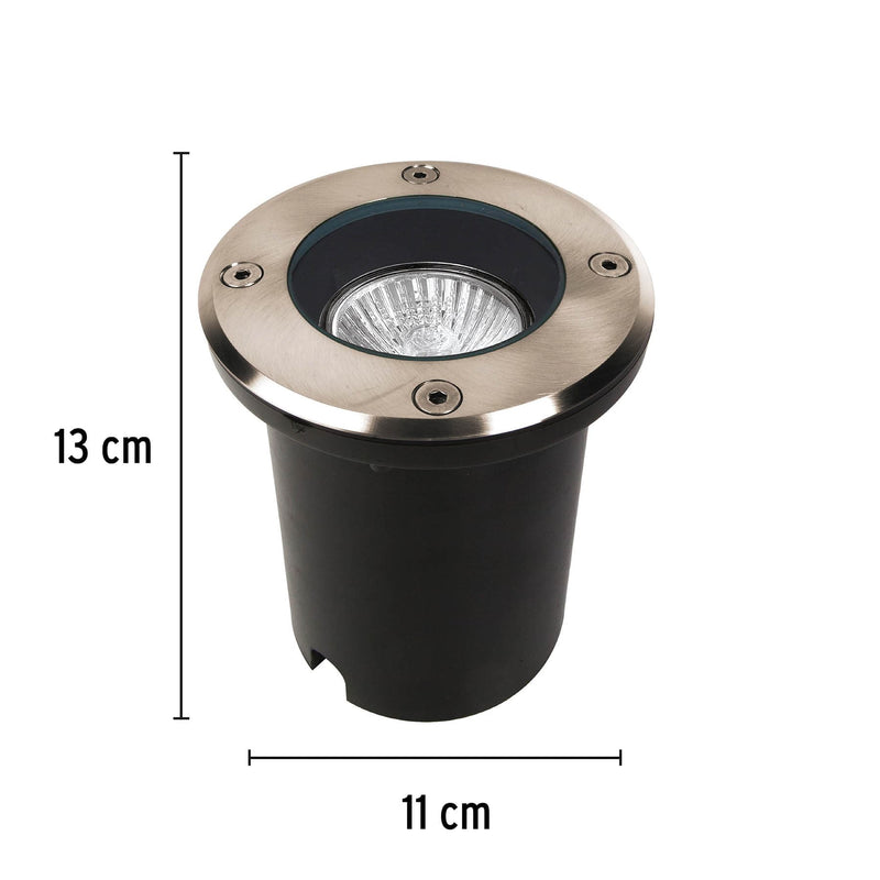 Luminario para exterior empotrado en piso para MR16 GU5.3