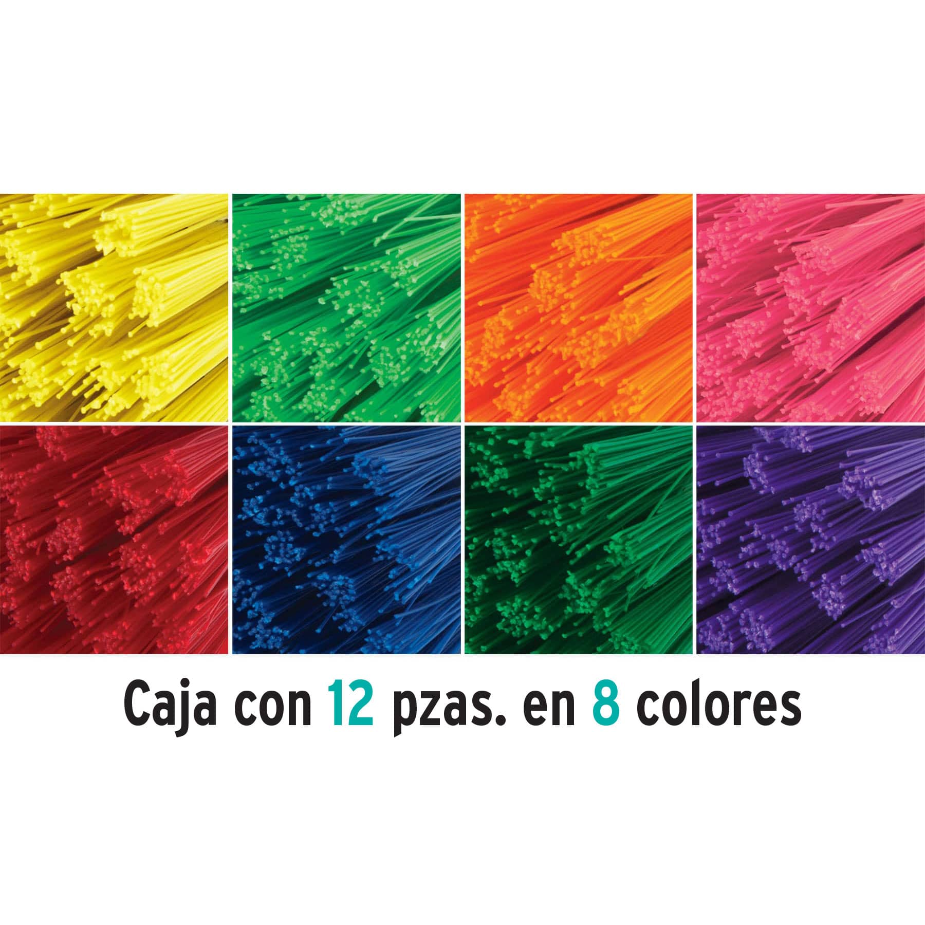 Escoba grande tipo cepillo, cerdas de PVC, bastón de madera