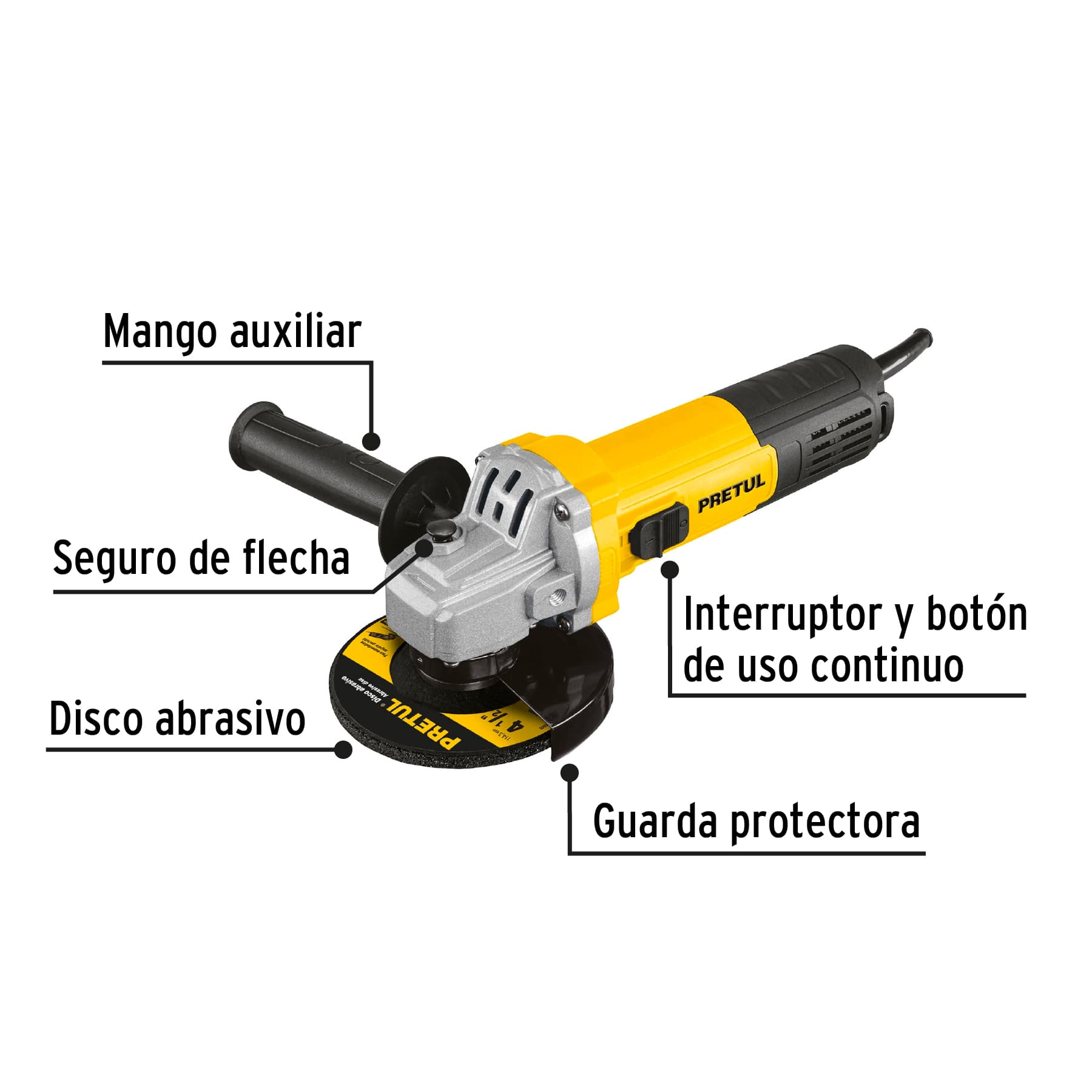 Esmeriladoras angulares electricas neumaticas Truper Petrul Expert ToolTown México