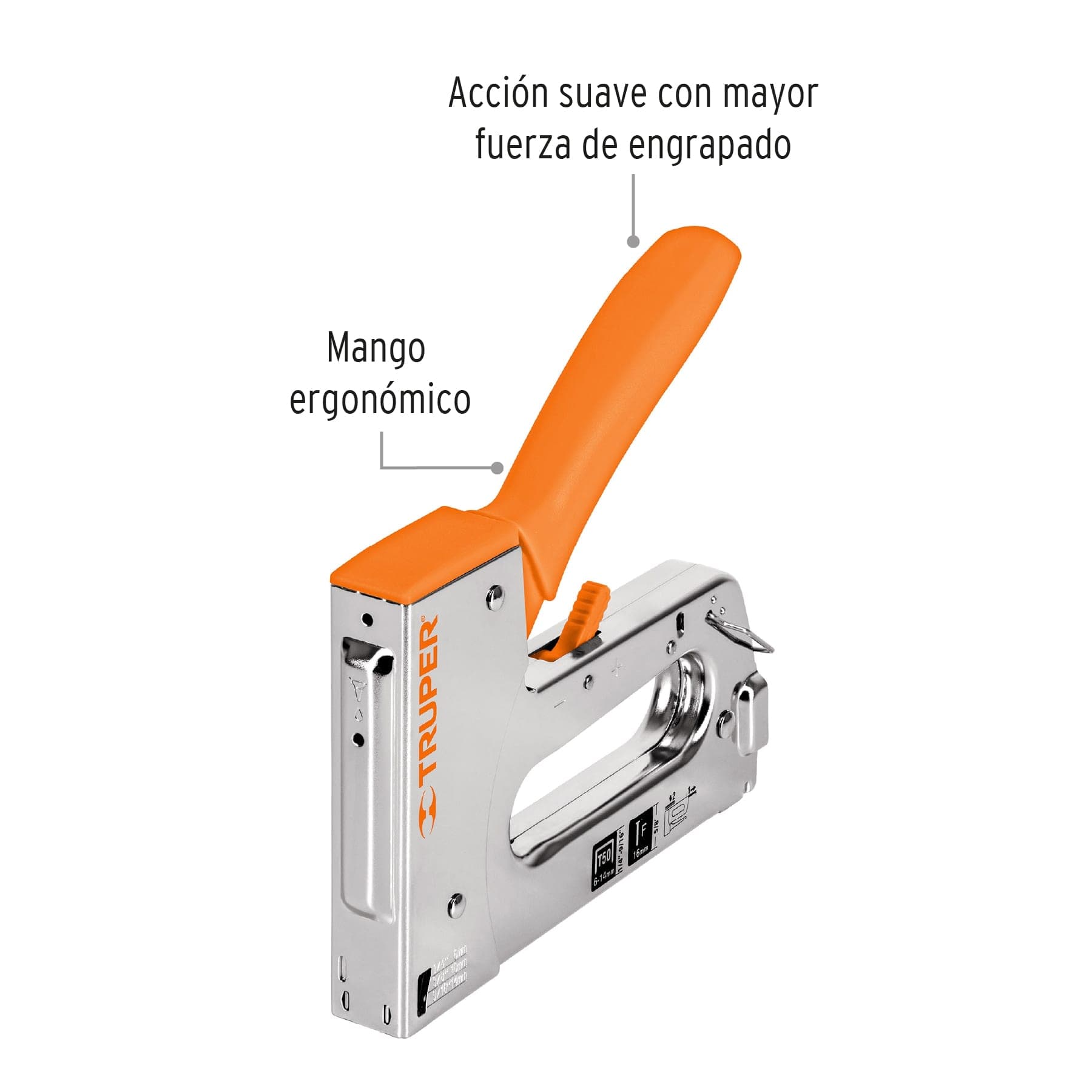 Engrapadora / clavadora tipo pistola, Truper