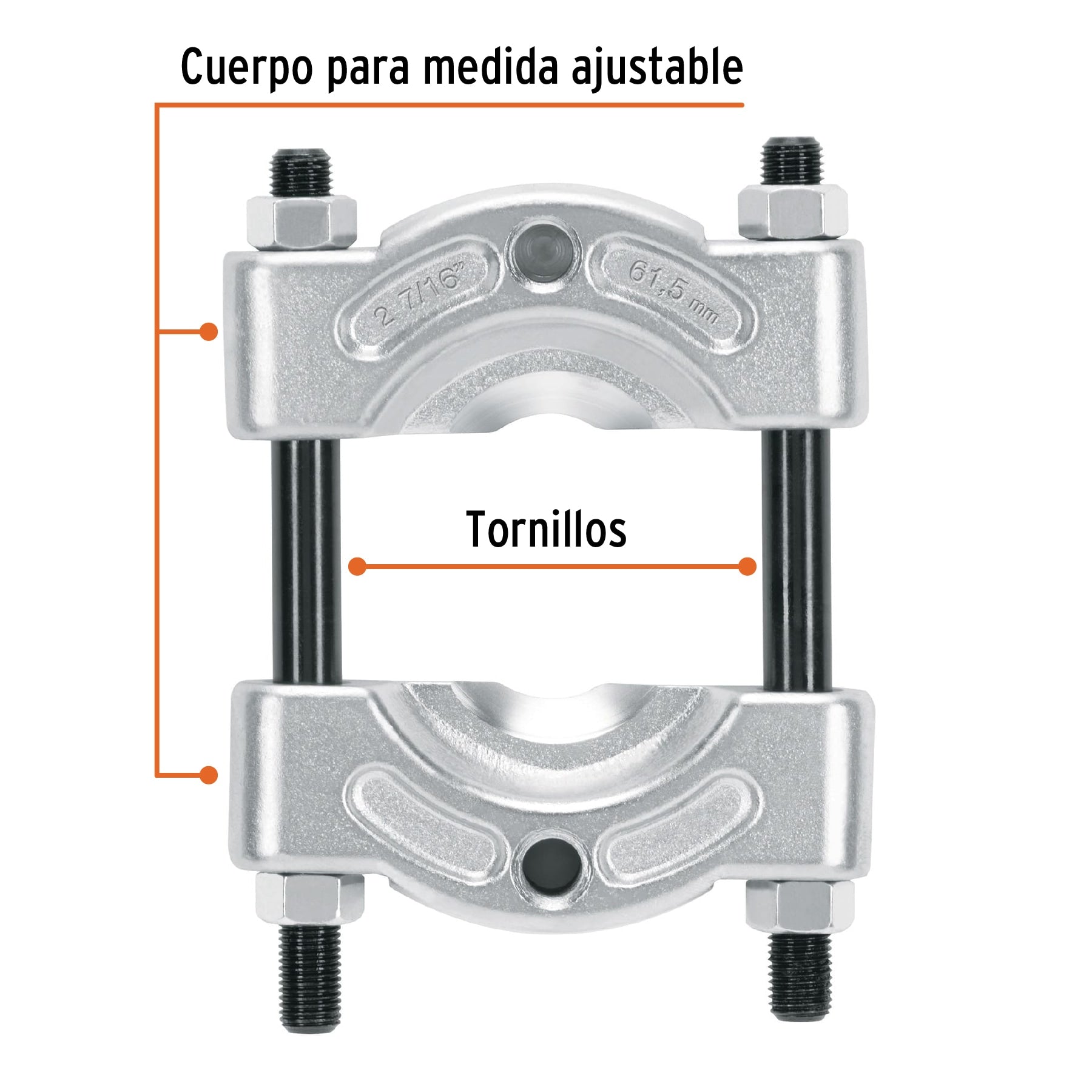 Extractor de baleros de 25 a 62 mm, Truper