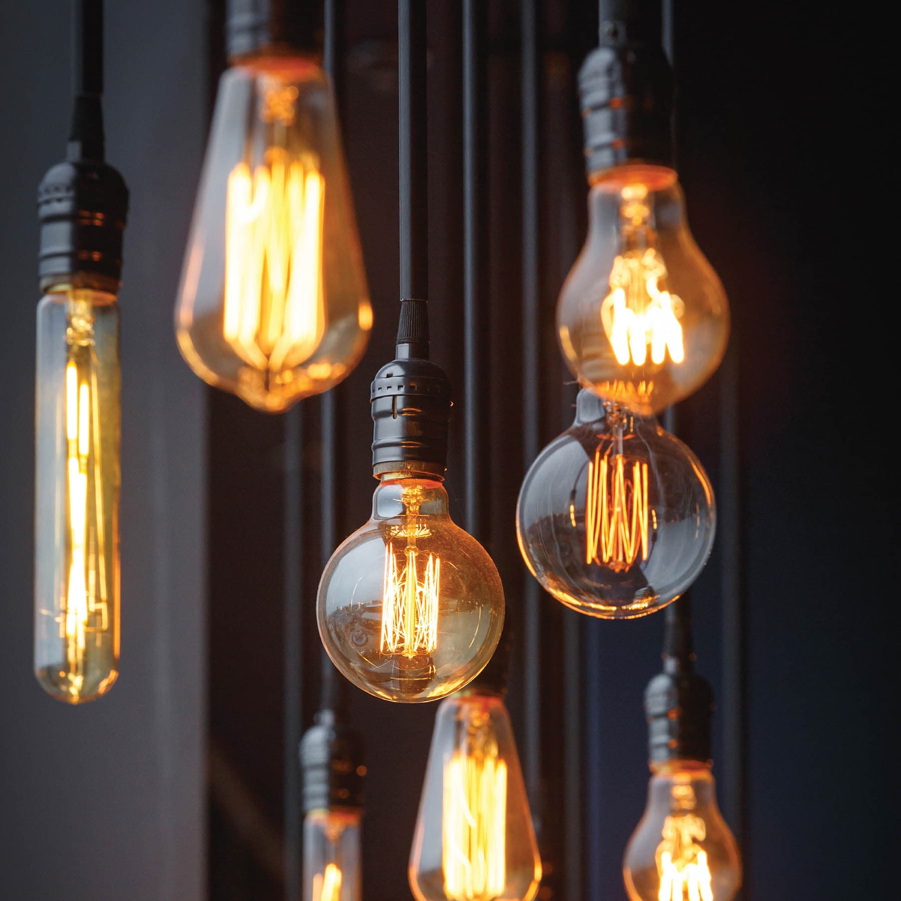 Lámpara incandescente vintage 40 W tipo Edison, Volteck