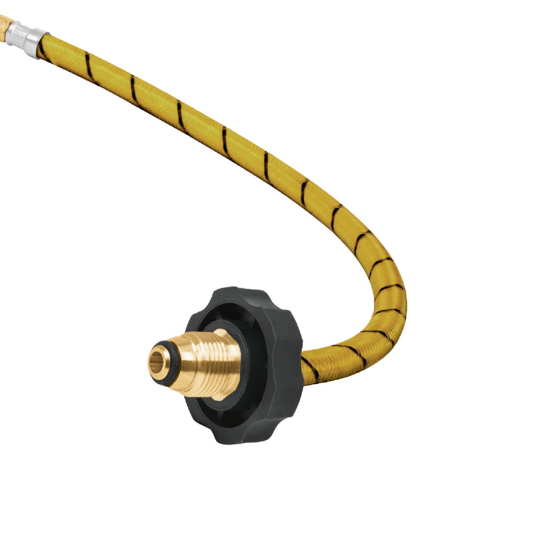 Manguera pigtail, vinilo, 7/16" x 7/8", 55 cm, Foset