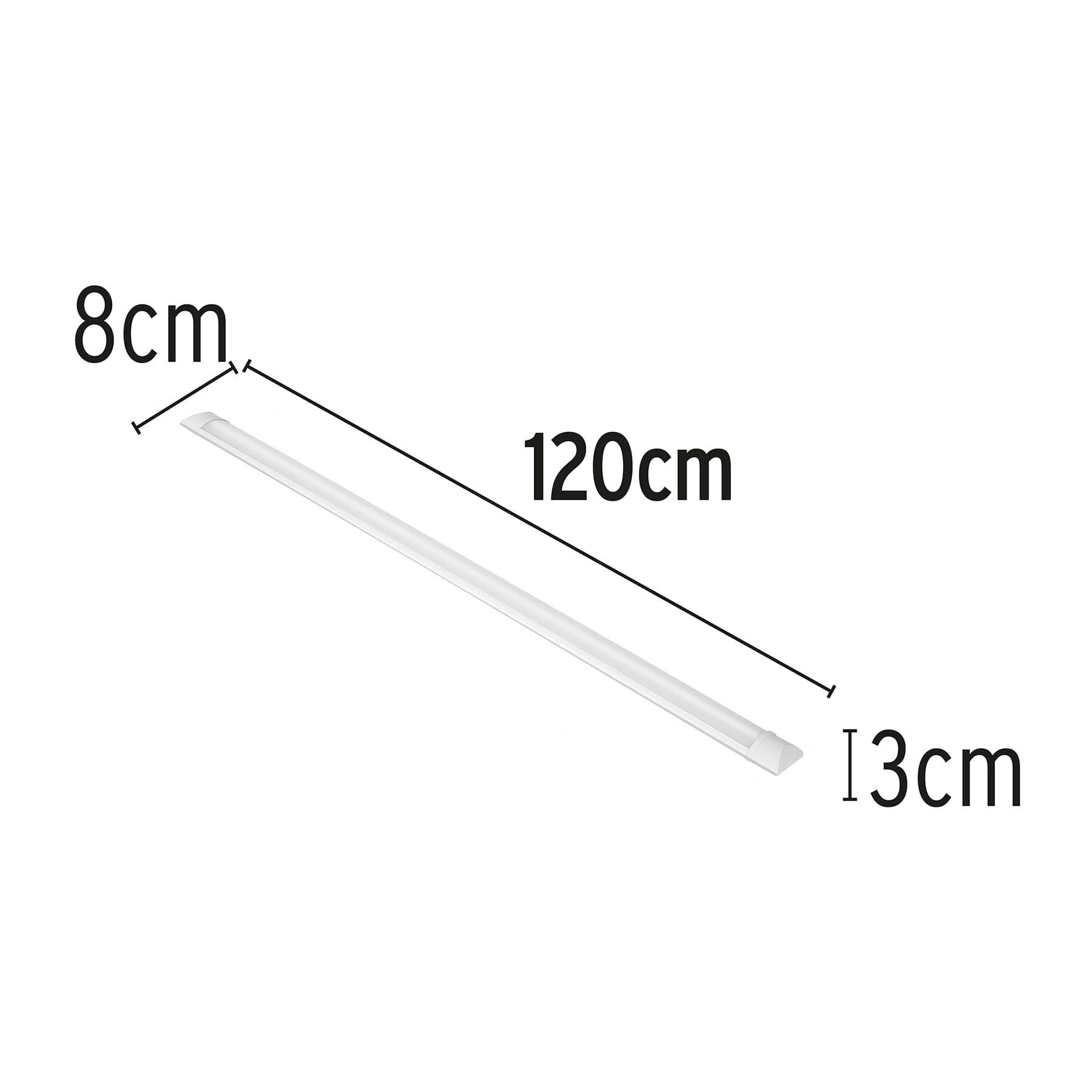 Luminario lineal delgado de LED 36 W para gabinete, Volteck