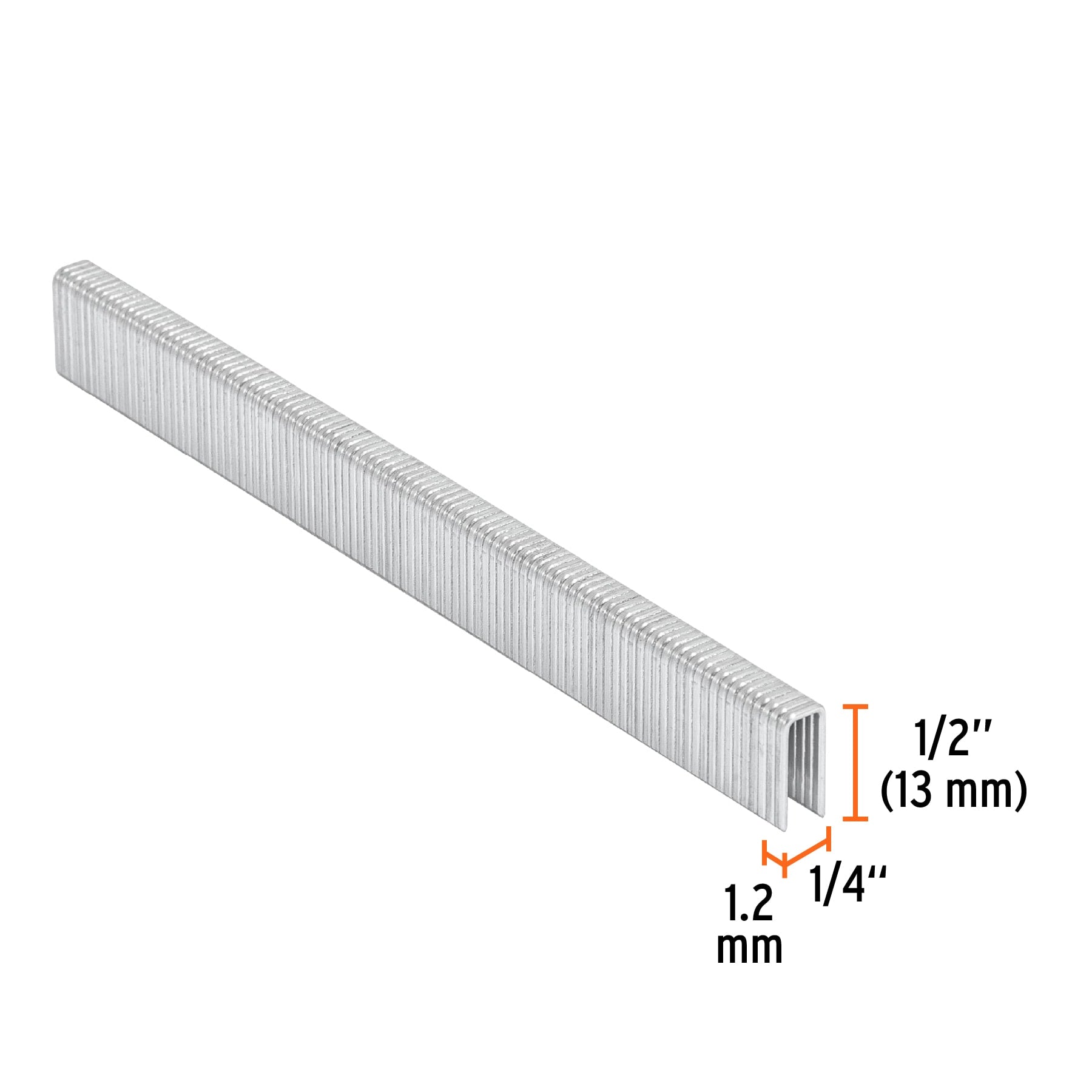 Caja con 5000 grapas corona 1/4" calibre 18, 13mm para ENNE-120