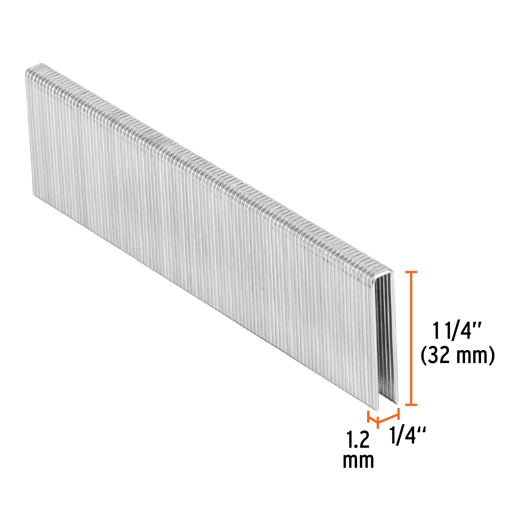 Caja con 5000 grapas corona 1/4" calibre 18, 32mm para ENNE-120