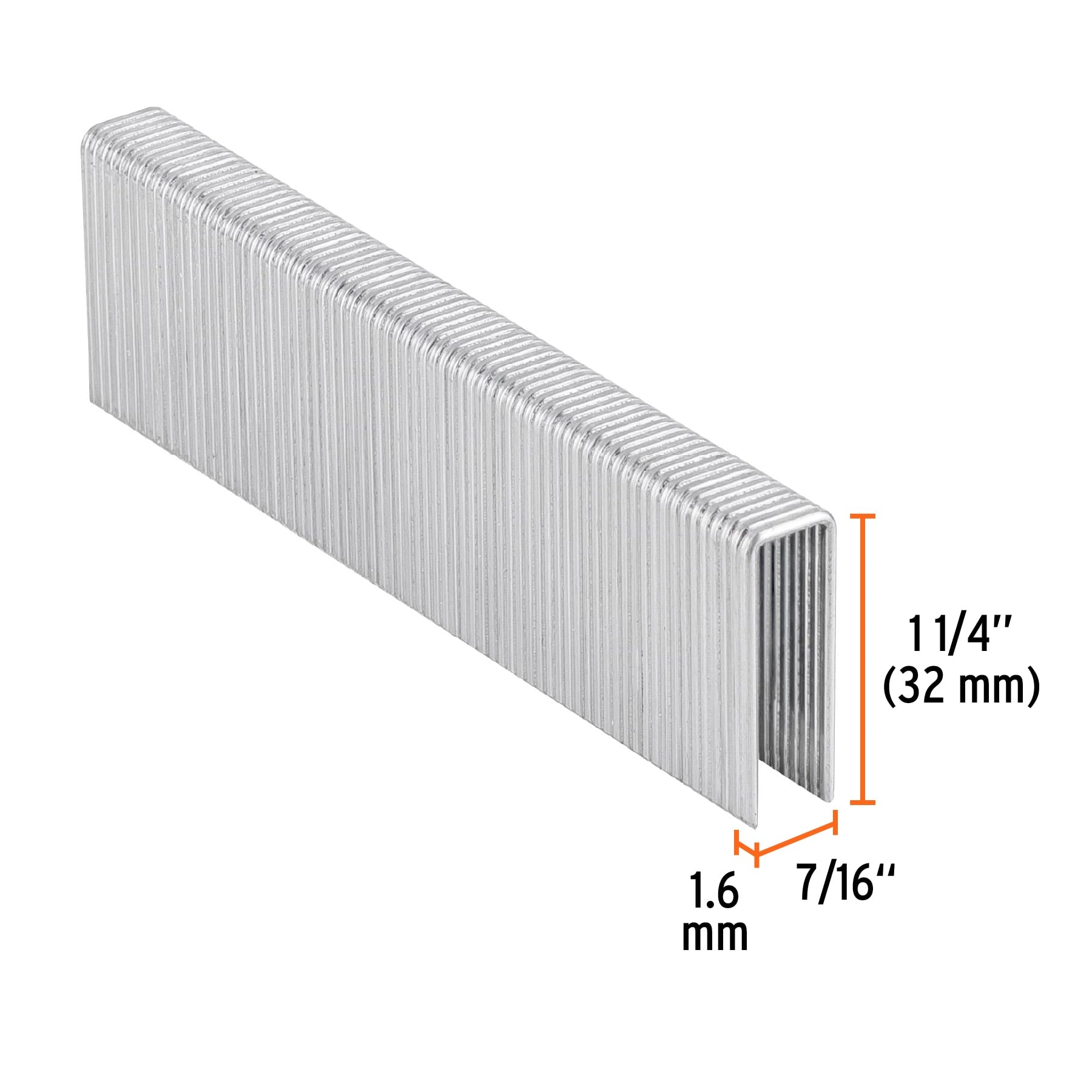 Caja con 1000 grapas corona 7/16" cal. 16, 32mm para ENNE-160