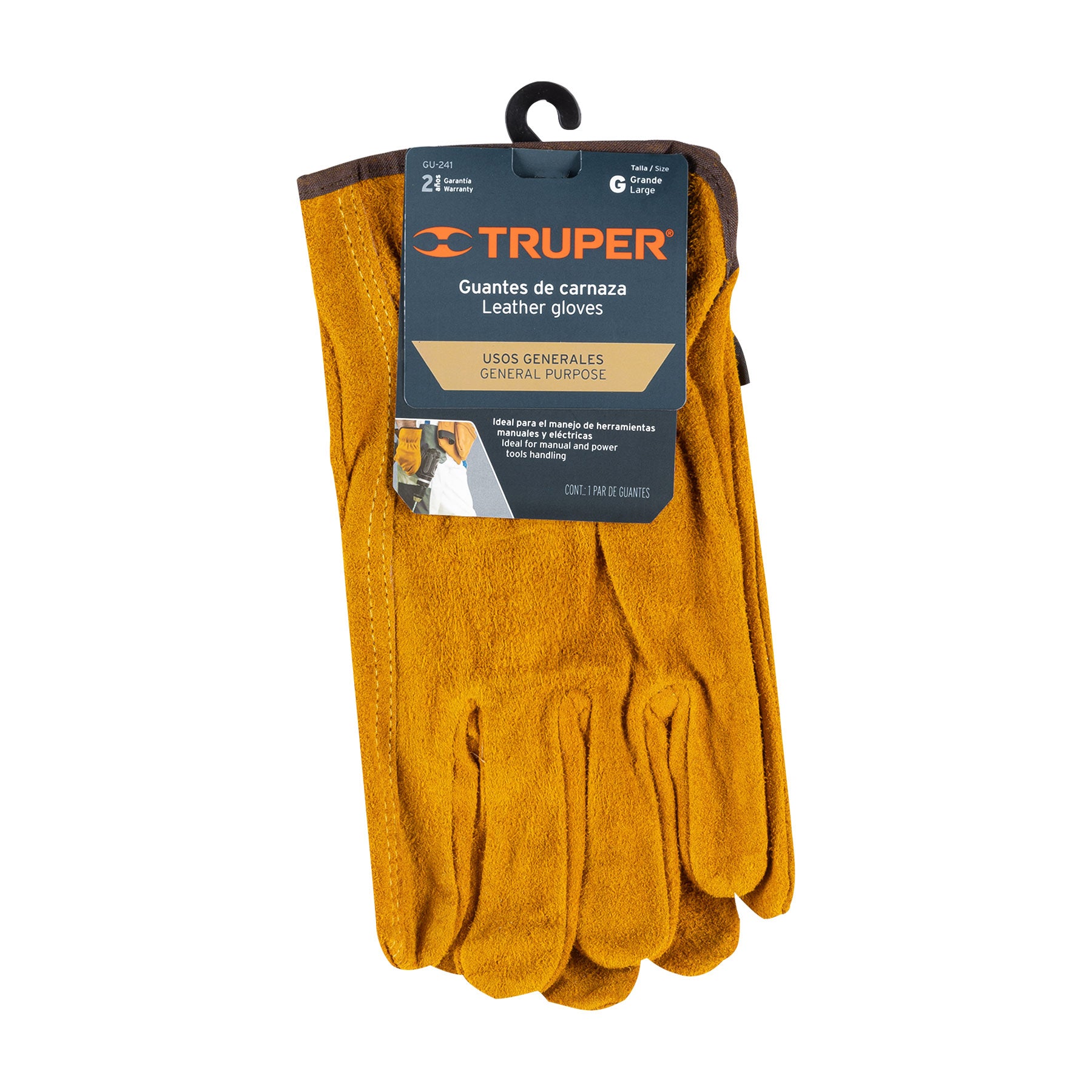 Guantes de carnaza, usos generales, G, Truper