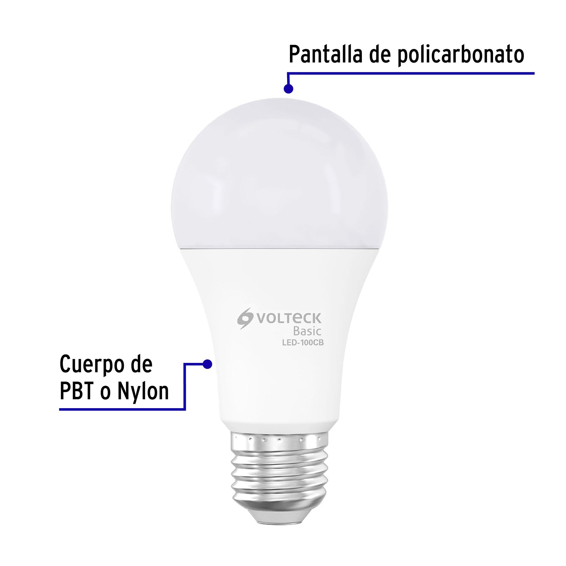 Lámpara LED A19 14 W (equiv. 75 W), luz cálida, caja, Basic