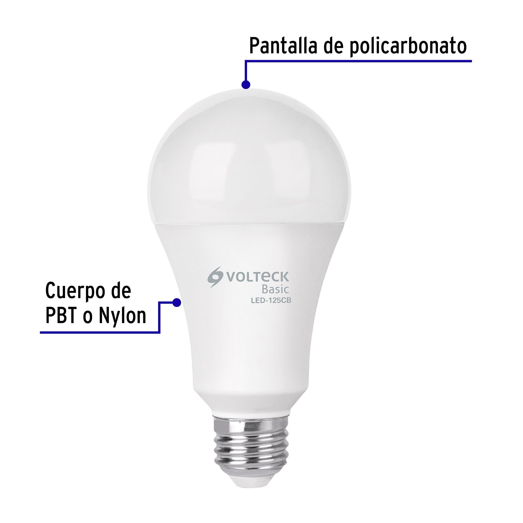 Lámpara LED A22 16 W (equiv. 100 W), luz cálida, caja, Basic