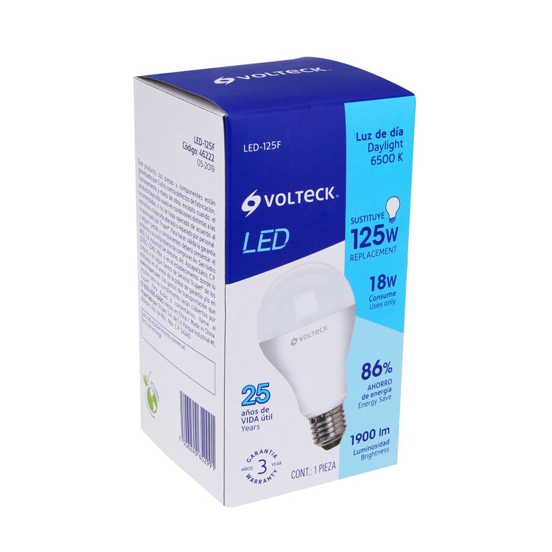 Lámpara LED A25 18 W (equiv. 125 W),  luz de día,  caja