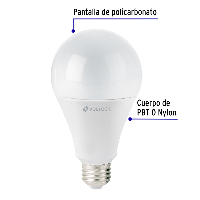Lámpara LED A25 18 W (equiv. 125 W),  luz de día,  caja