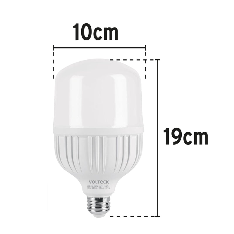 Lámpara LED alta potencia 30 W (equiv. 250 W),  luz de día