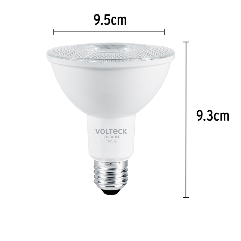 Lámpara de LED 11 W tipo PAR 30 luz cálida,  blíster,  Volteck