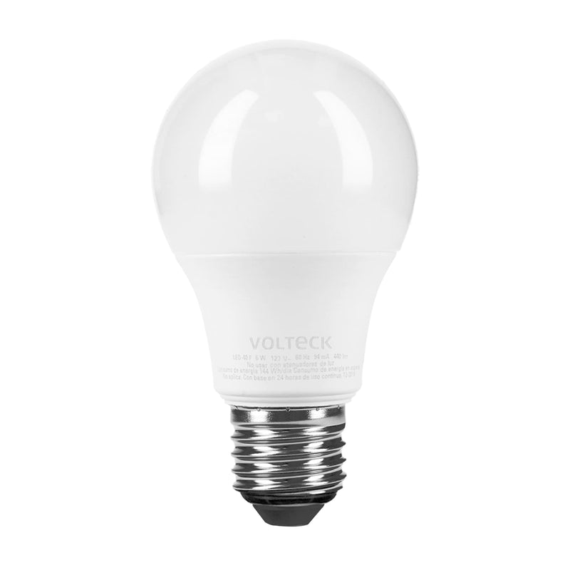 Lámpara LED A19 6 W (equiv. 40 W),  luz de día,  blíster