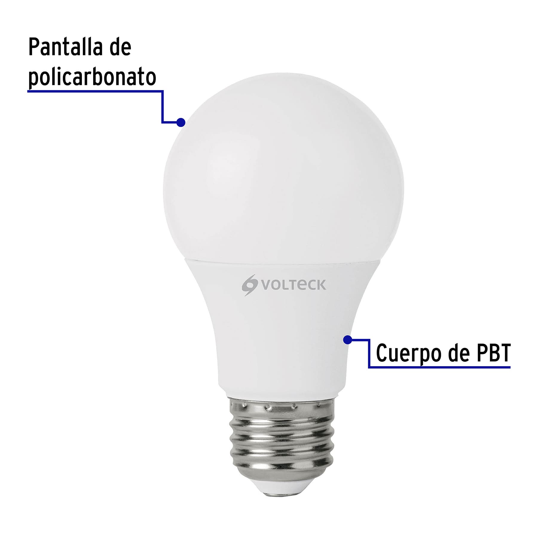 Lámpara de LED atenuable tipo bulbo 9 W luz cálida, blíster