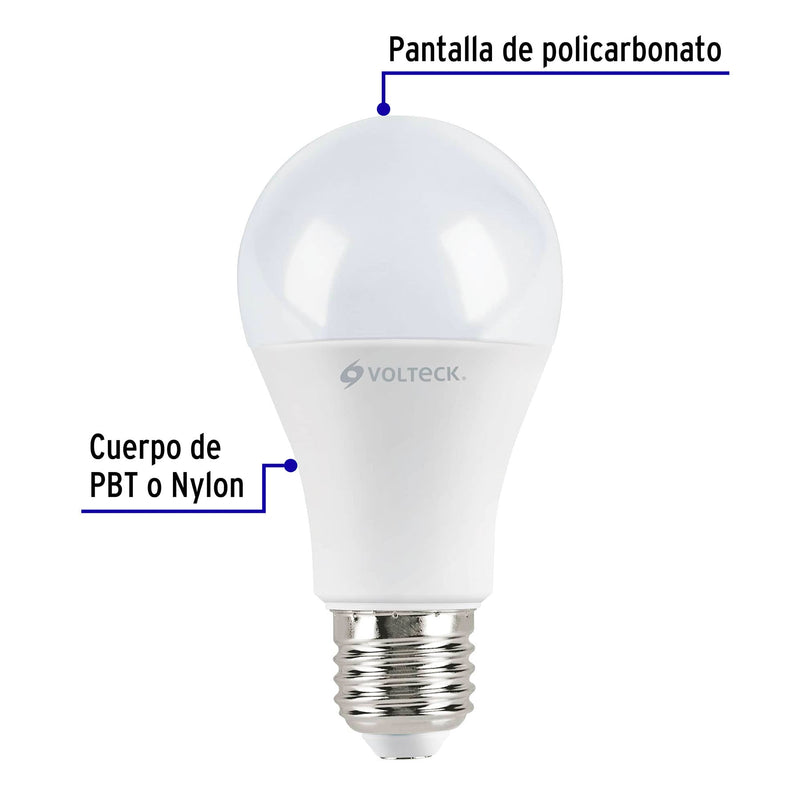 Lámpara LED A19 12 W (equiv. 75 W),  luz cálida,  blíster