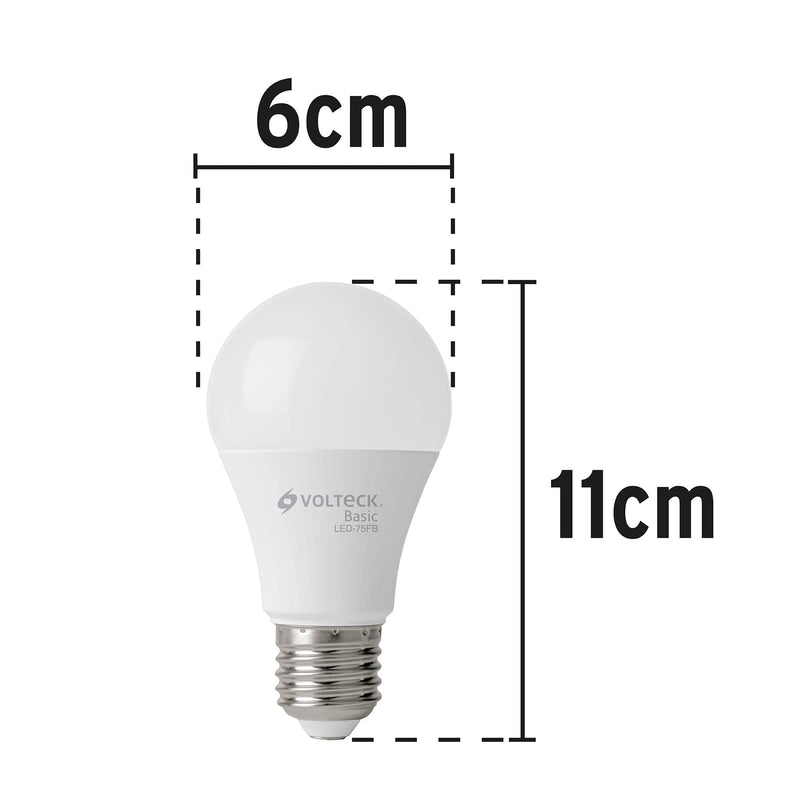 Lámpara LED A19 10 W (equiv. 75 W),  luz de día,  caja,  Basic