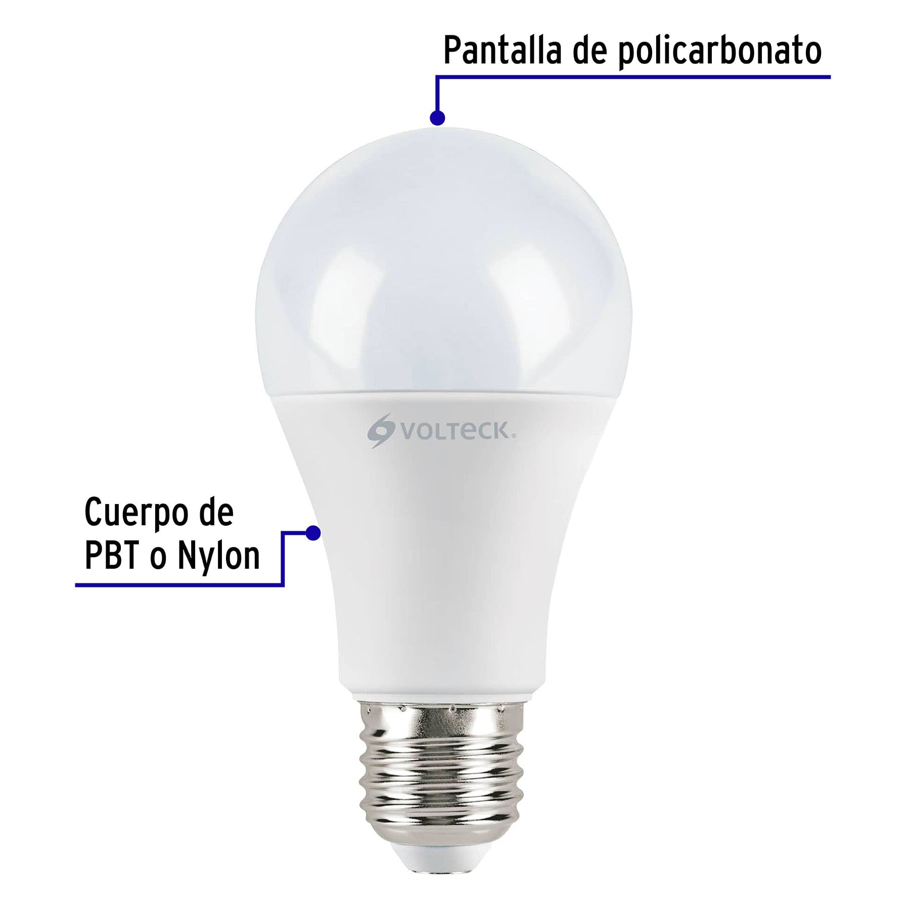 Pack de 4 lámparas LED A19 12 W (equiv. 75 W), luz de día