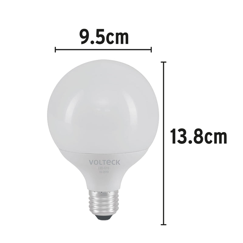 Lámpara de LED tipo globo 8 W luz de día,  en caja,  Volteck