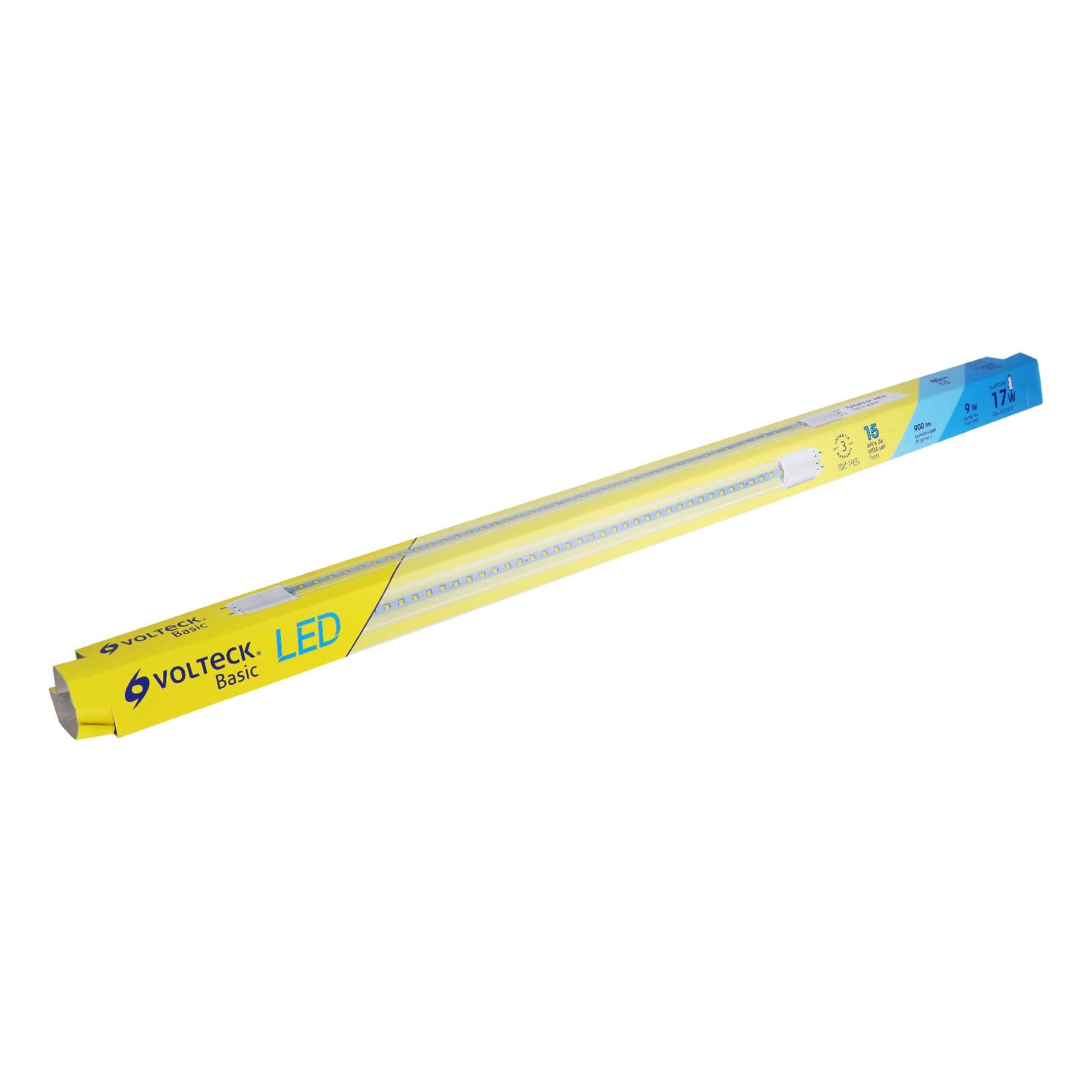 Tubo de LED T8 9 W base G13 pantalla de vidrio, Basic