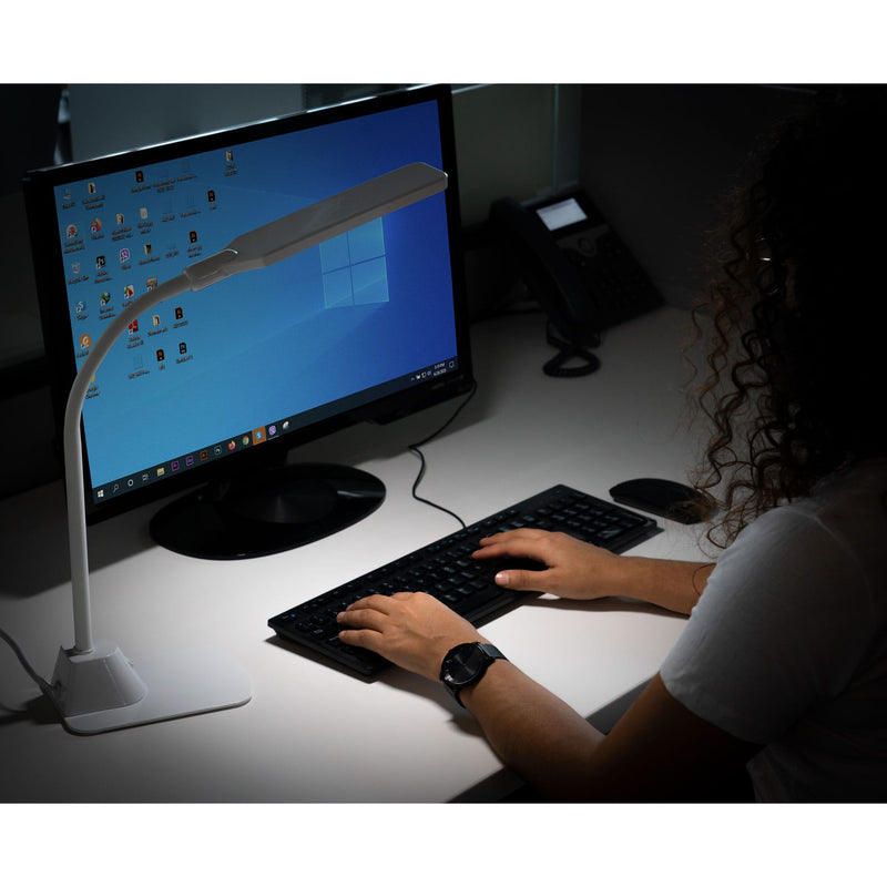 Lámpara de LED 5W cuello flexible para escritorio,  Volteck