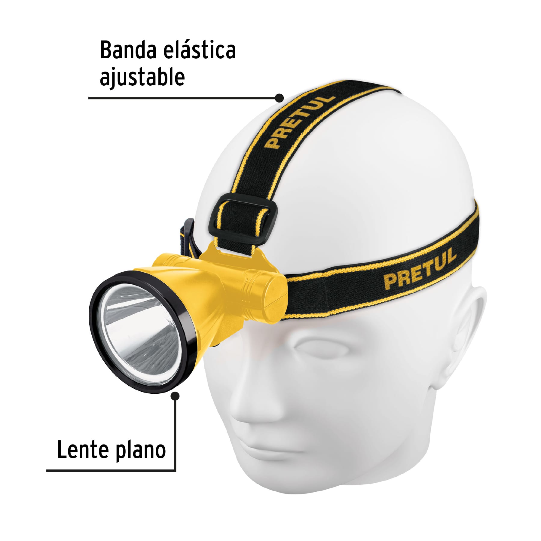 Linterna de minero LED 160 lm recargable, Pretul
