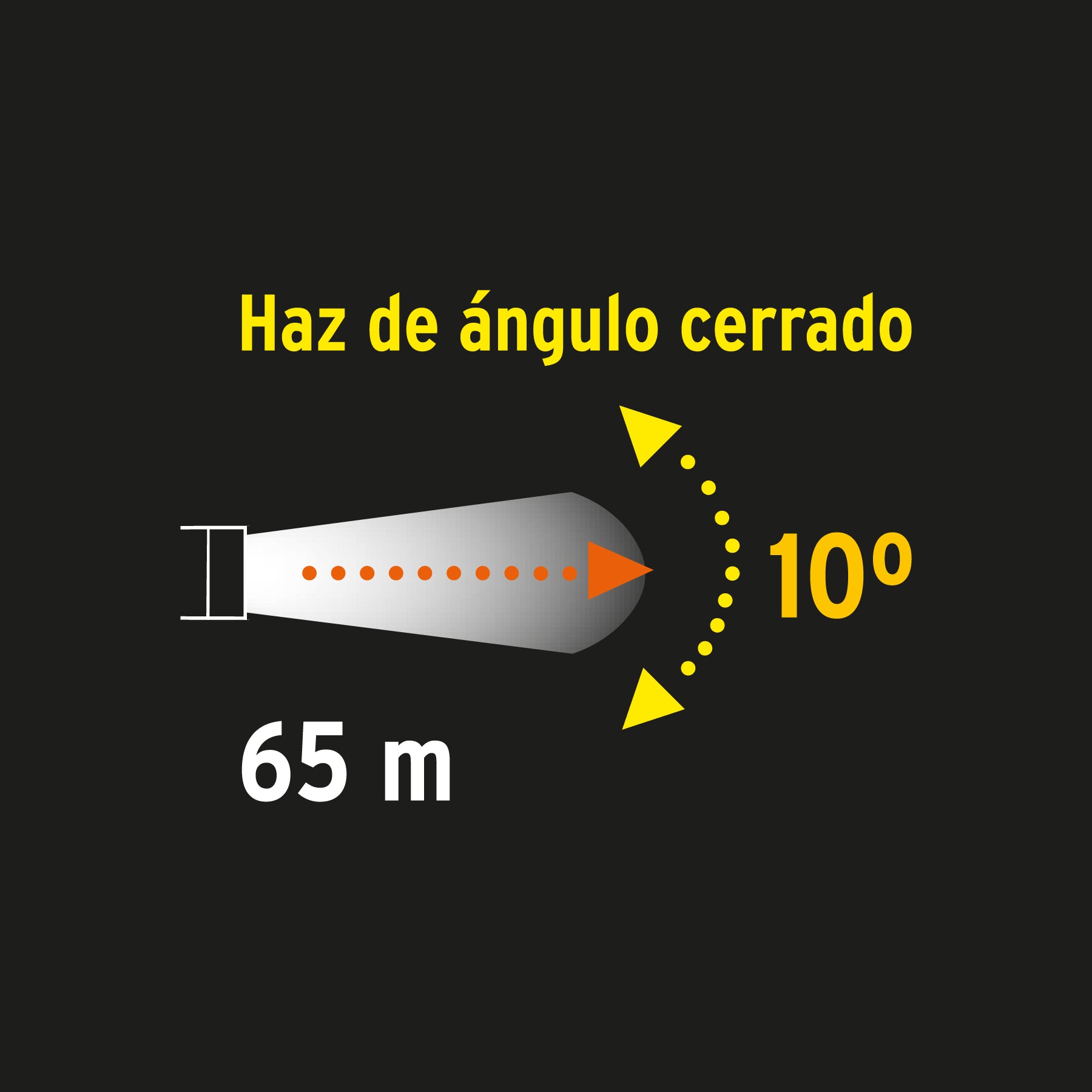 Linterna plástica de LED, 100 lm, recargable a granel Pretul