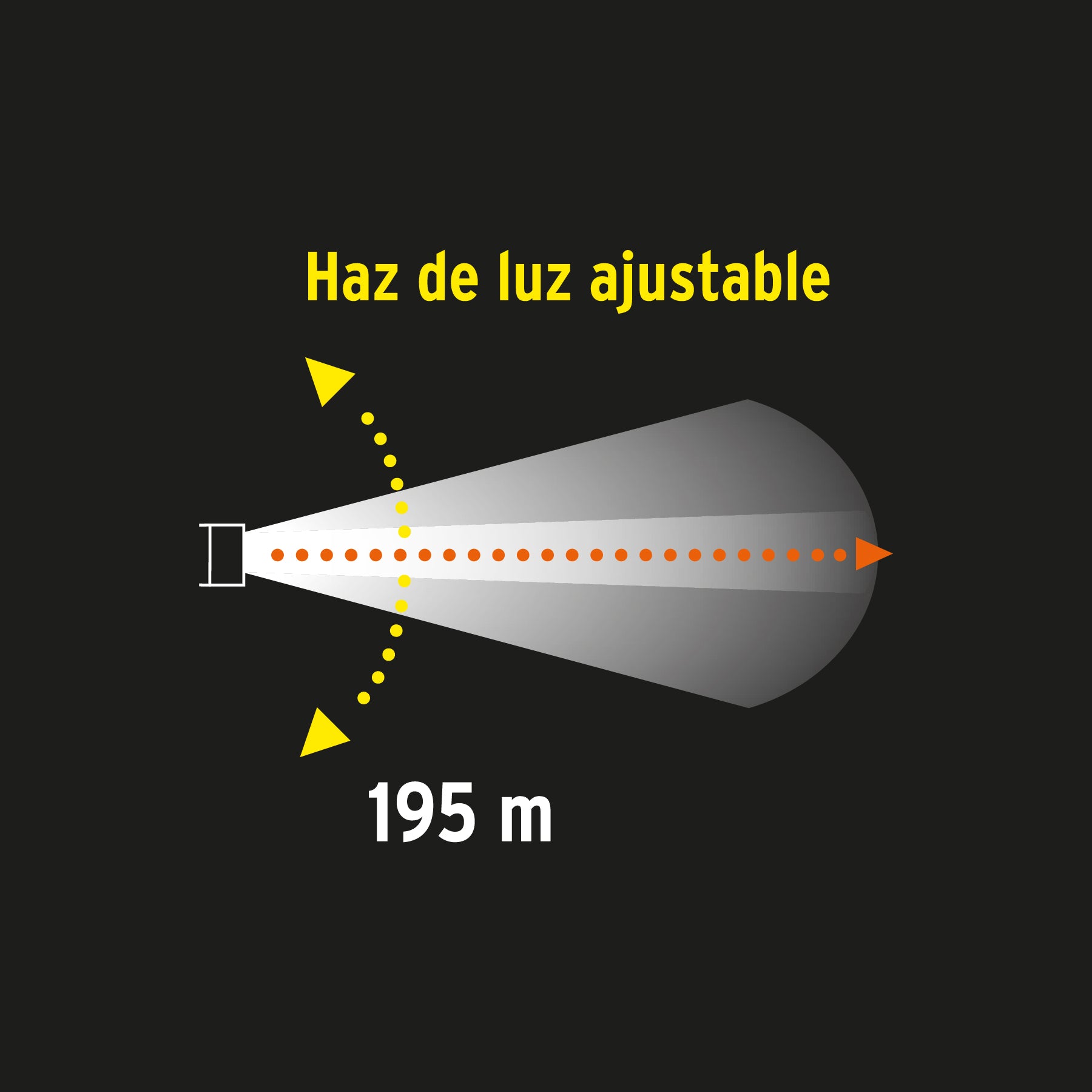 Linterna LED recargable, de aluminio, 500 lm, Truper Expert