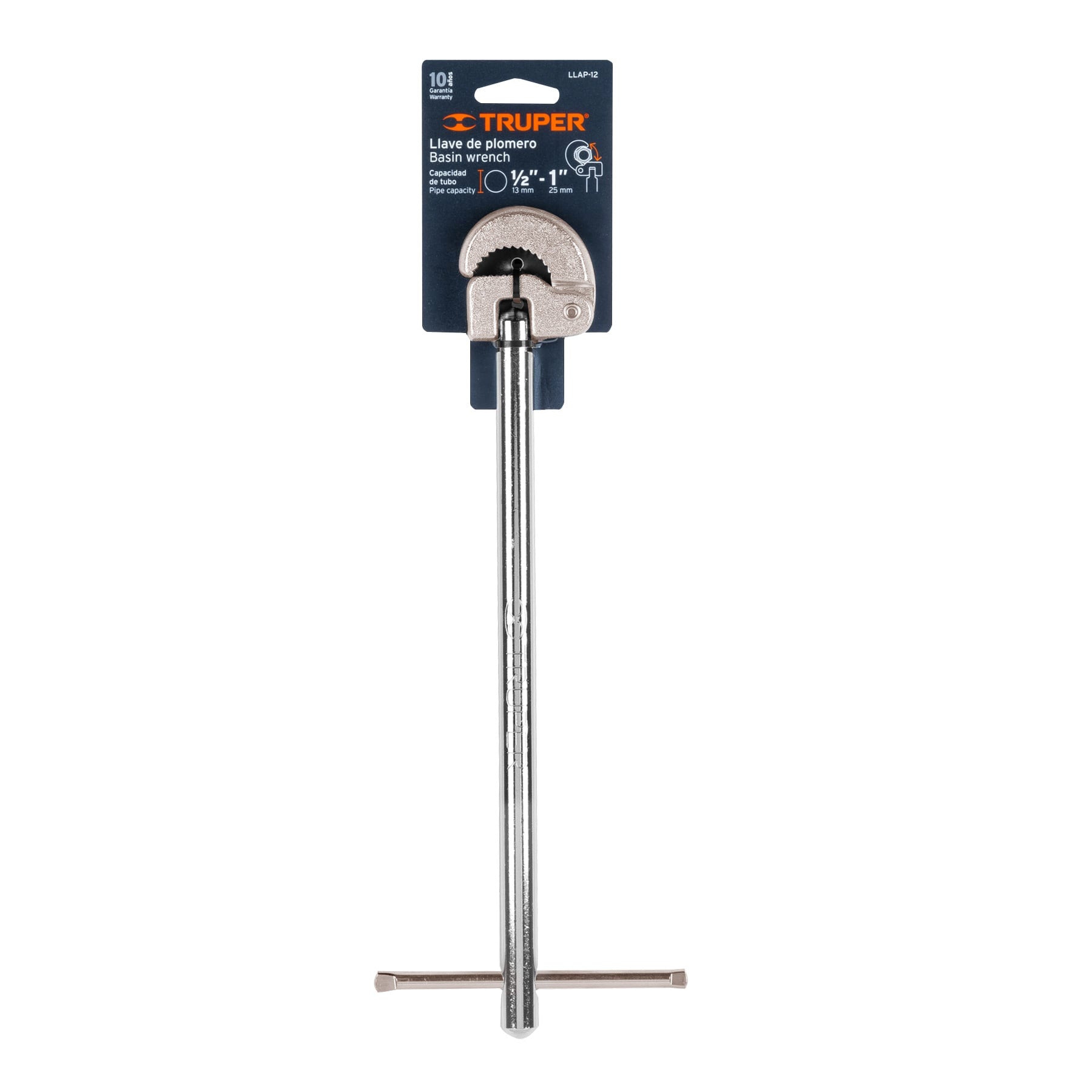 Llave 12" para plomero, Truper