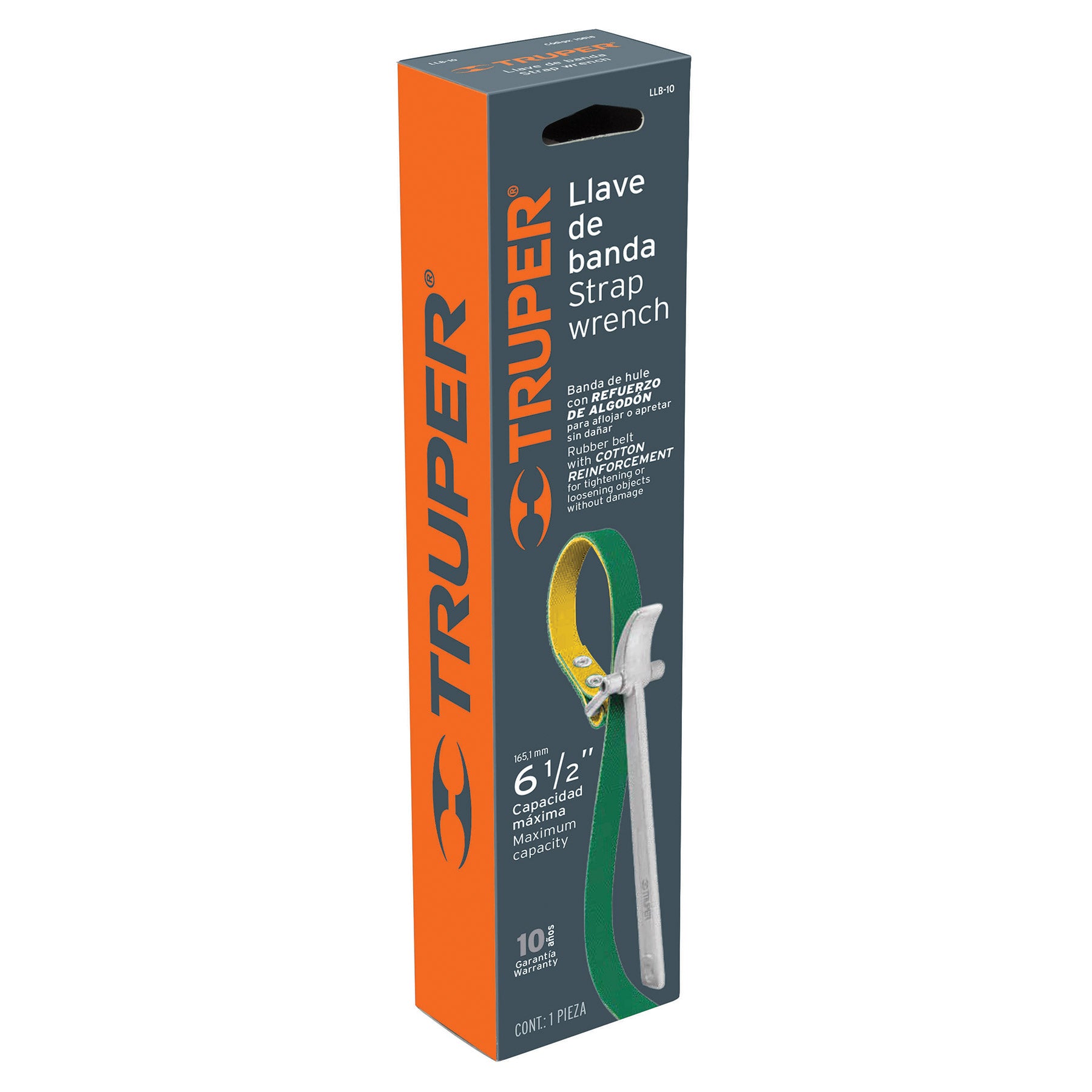 Llave de banda de hule 1-1/2" a 6-1/2" para filtro de aceite