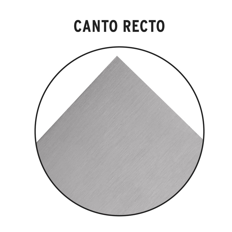 Llana canto recto 11",  6 remaches,  mango de plástico,  Truper