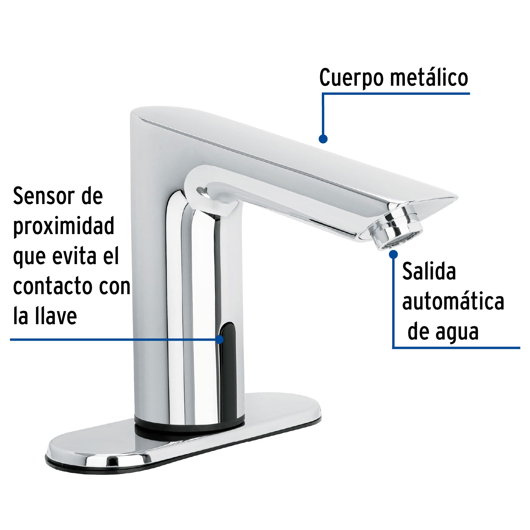 Llave con sensor para lavabo, Foset