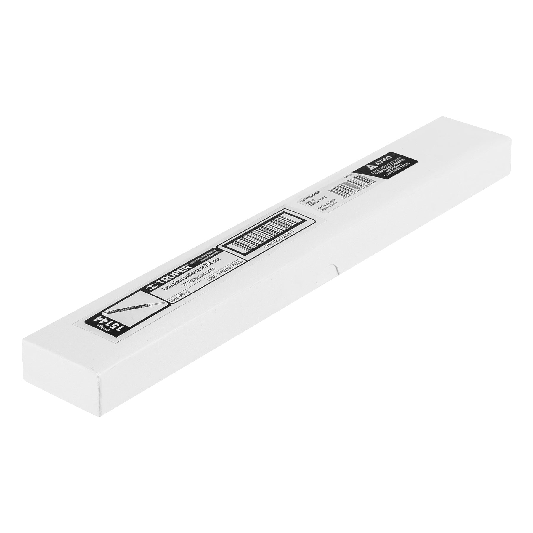Lima plana bastarda 10", Truper