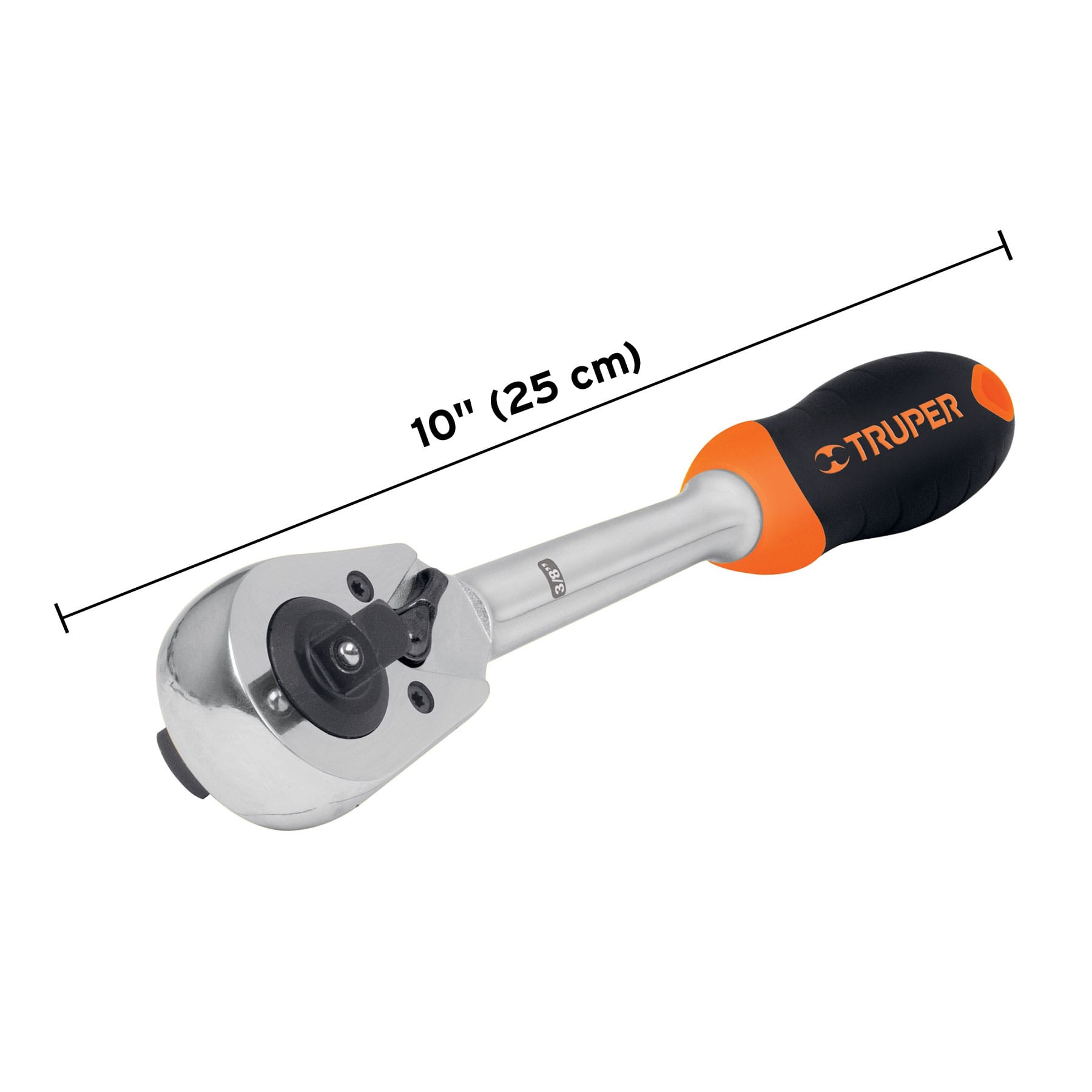 Matraca doble cuadros 3/8"y 1/2", Truper