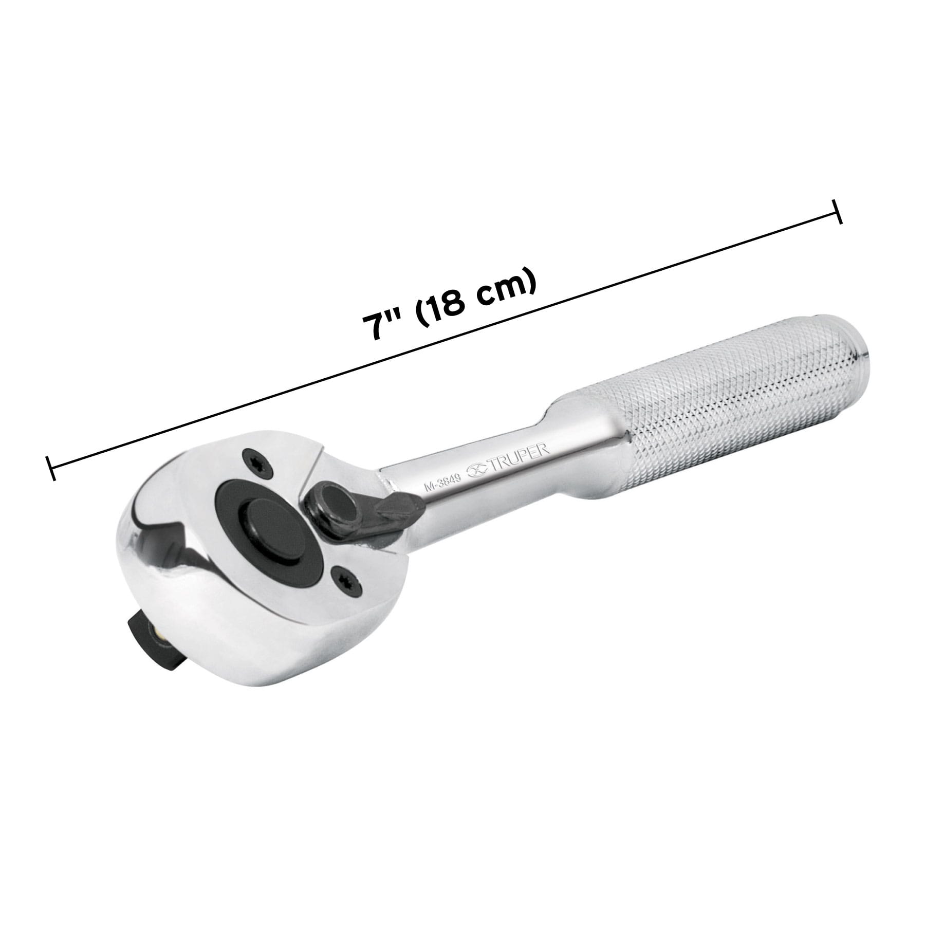 Matraca cuadro 3/8" cabeza de pera de liberación rápida