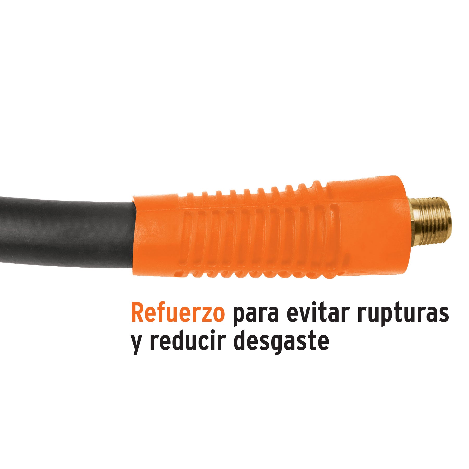 Manguera para compresor, de hule, 10m x 1/2", Truper