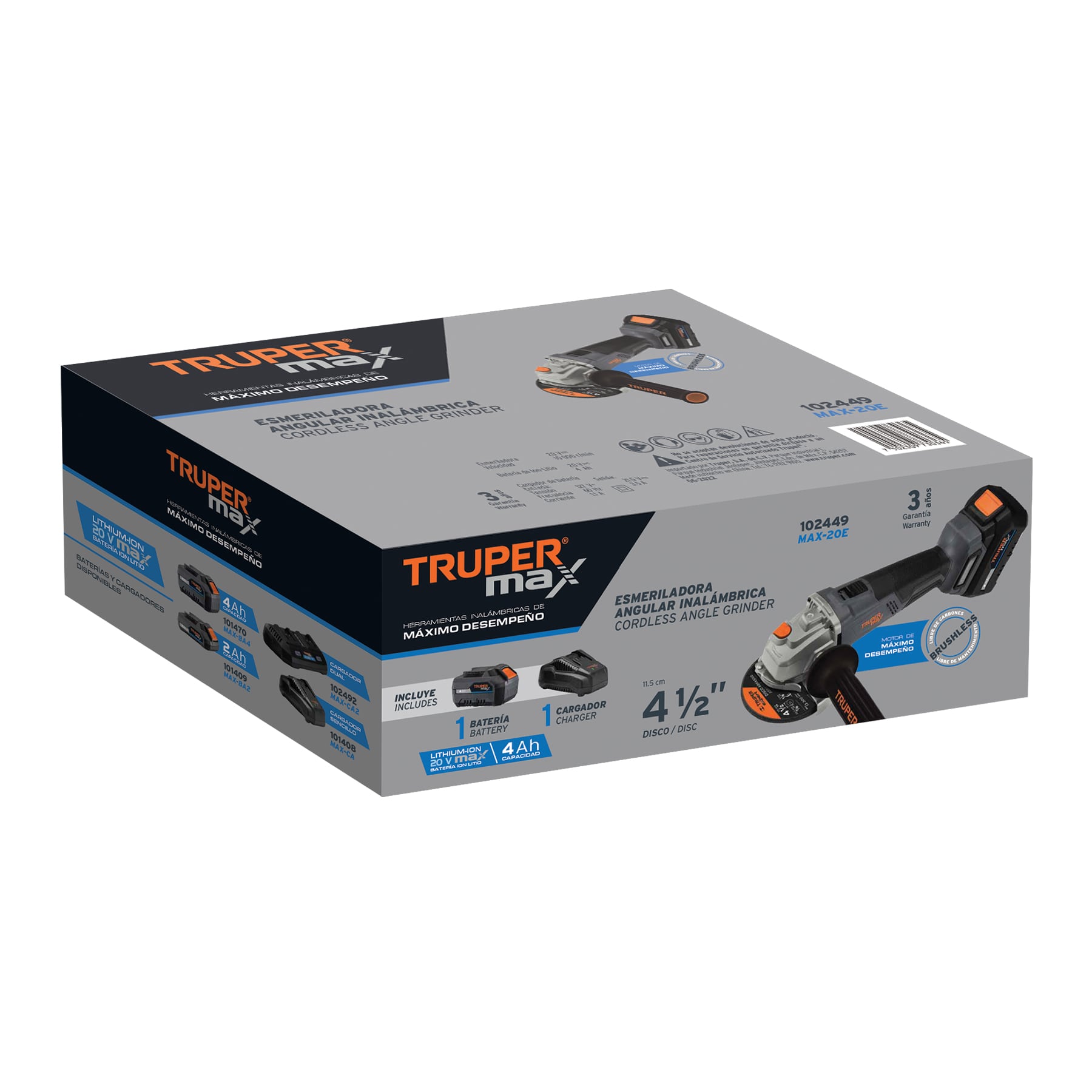 Esmeriladoras angulares electricas neumaticas Truper Petrul Expert ToolTown México