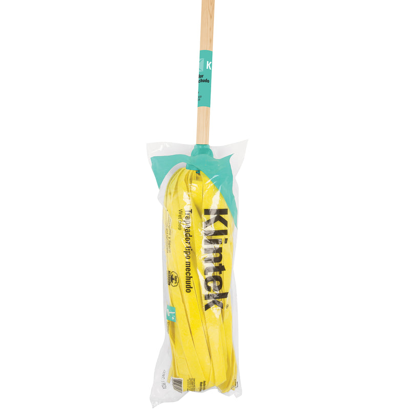Trapeador ligero de microfibra con bastón de 120 cm,  Klintek