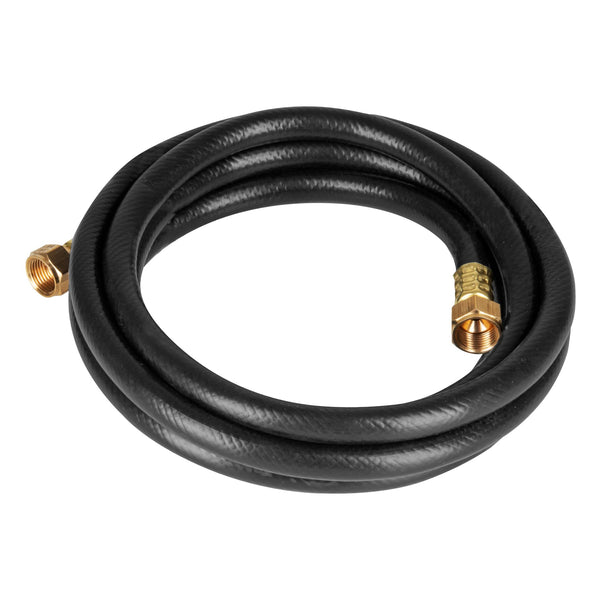 Manguera para gas 3/8" flexible negra de 3 m,  con conexión