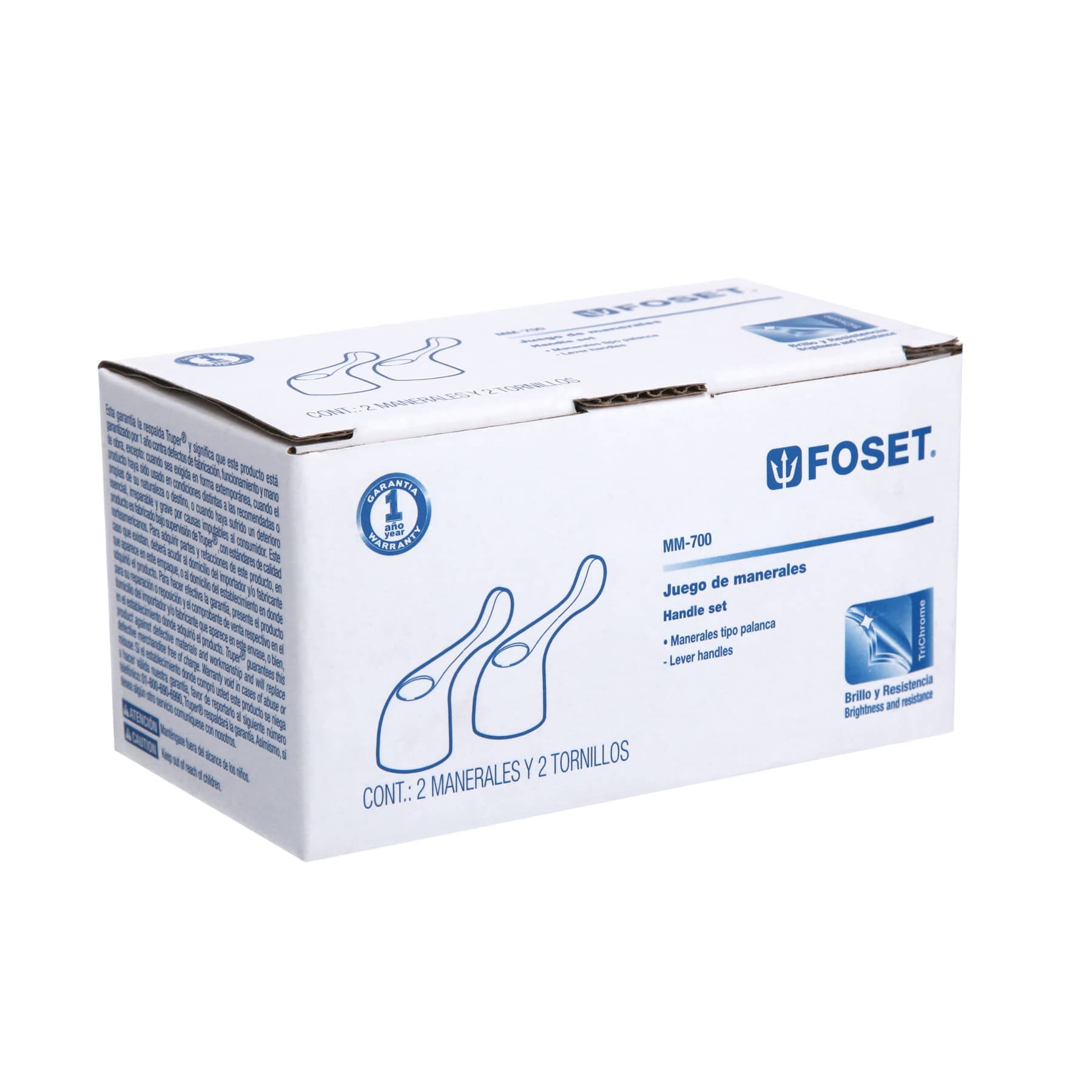 Juego de manerales de palanca para lav-fregadero, cromo,Basic