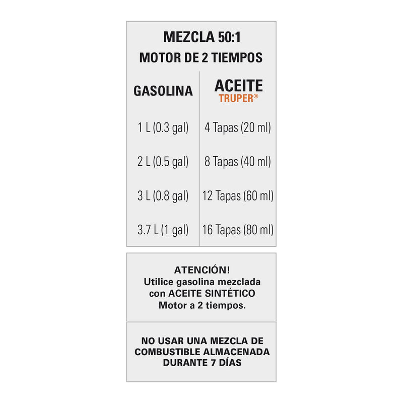 Motosierra 45 cc a gasolina con barra de 20",  Pretul